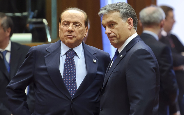 Orbán Viktor részt vesz Silvio Berlusconi búcsúztatásán